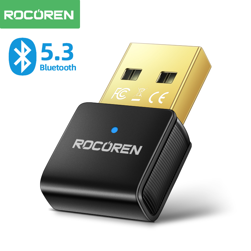 Wireless Keyboard Mini - ROCOREN USB Mini Bluetooth Adapeter 5.3