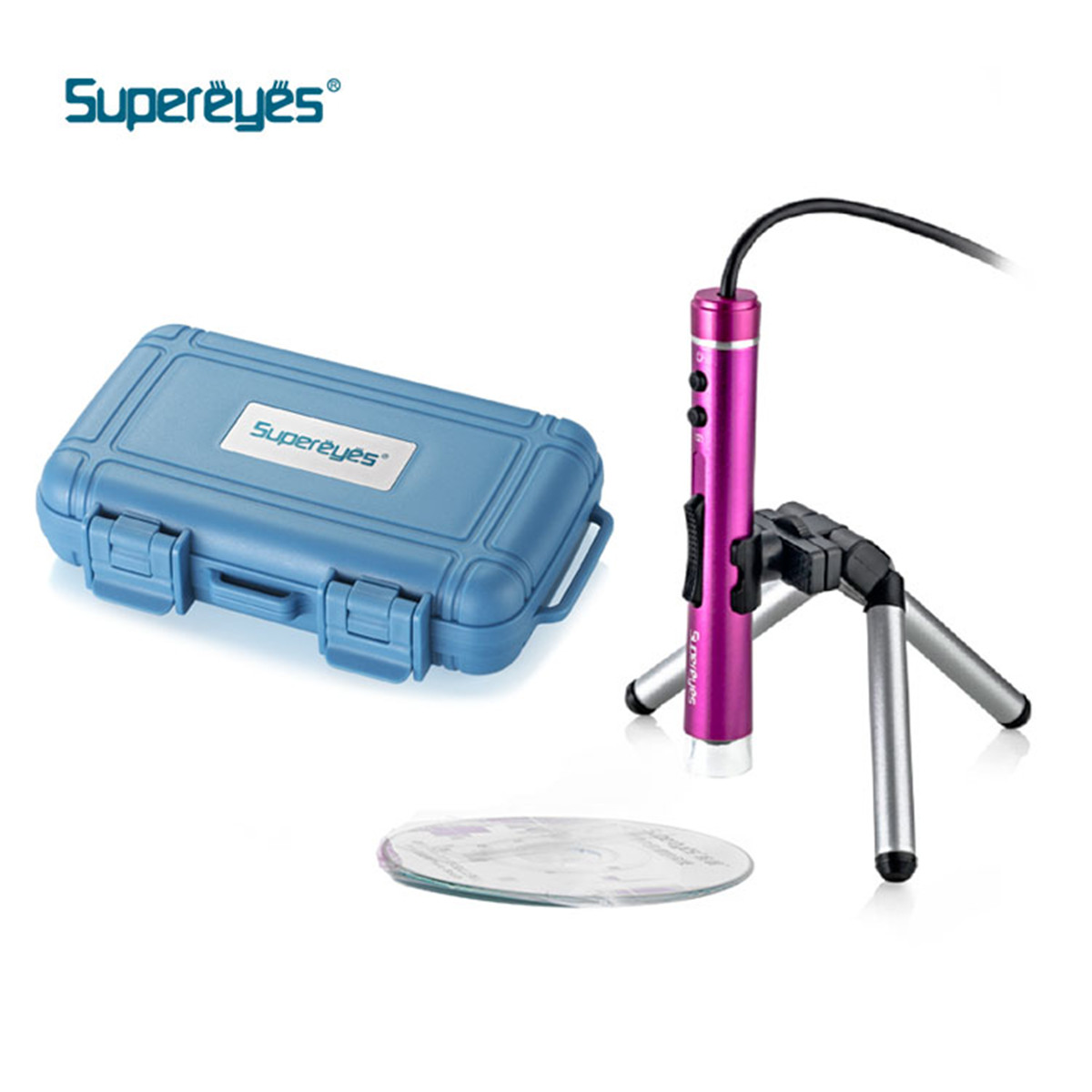 Usb Microscope Digital - Supereyes B010 2MP 1-500x USB Digital
