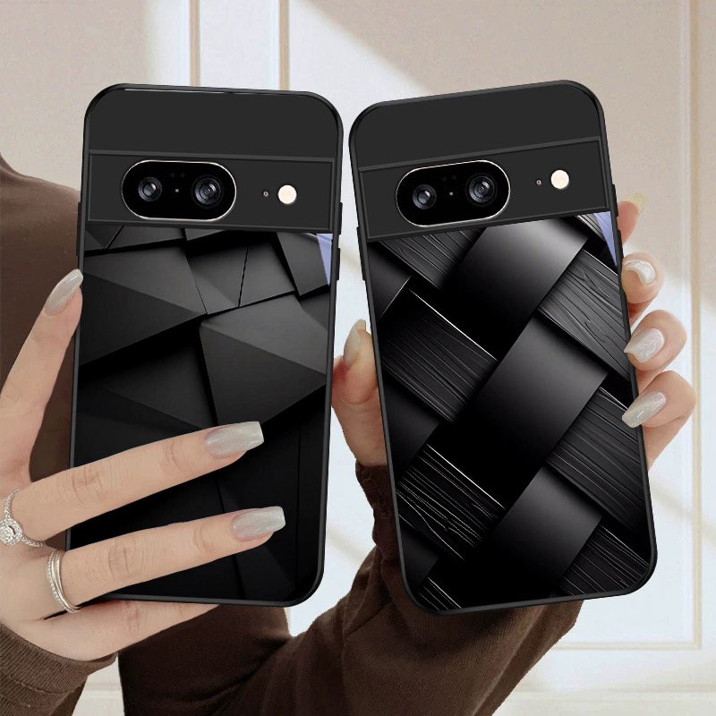 Dark geometric texture For Goo - Google Pixel 8A recension och pris