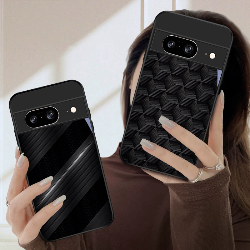 Dark geometric texture For Goo - Google Pixel 8A recension och pris