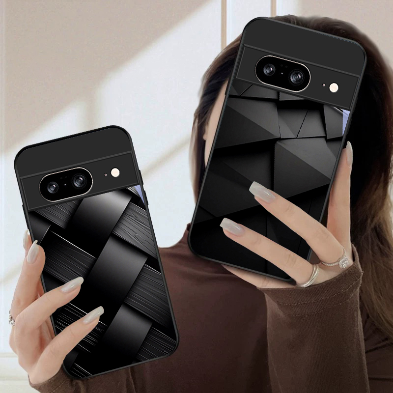 Dark geometric texture For Goo - Google Pixel 8A recension och pris