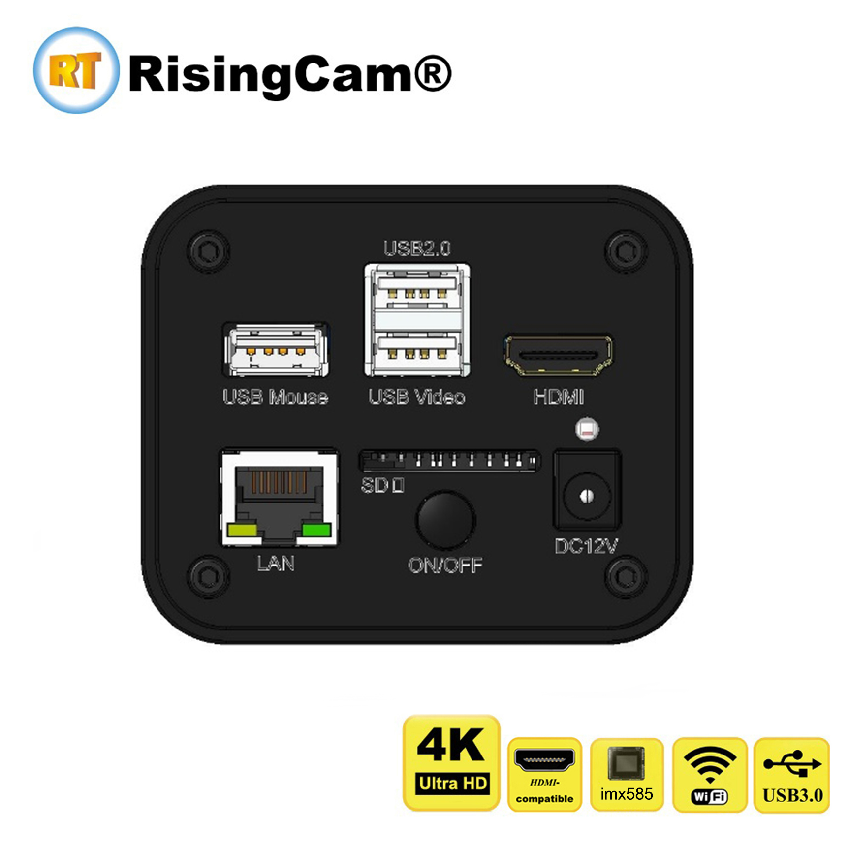 RisingCam Top 4K Ultra HD 30fp - Usb Microscope Digital recension och pris