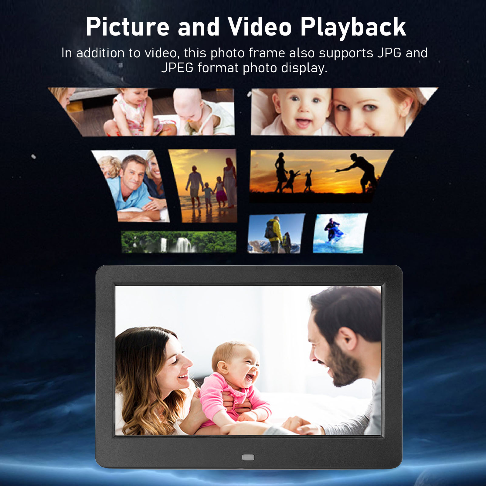 Digital Photo Frame Stereo Spe - Digital Photo Frame Wifi recension och pris