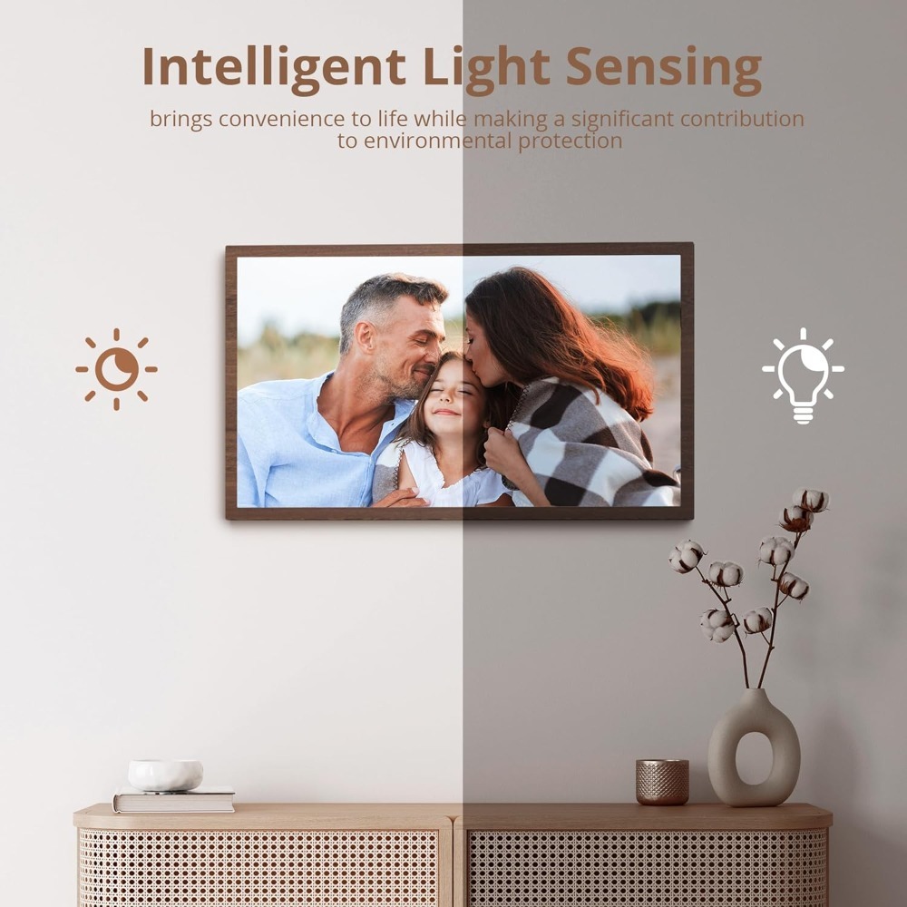 JHZ for NEW Large Digital Pict - Digital Photo Frame Wifi recension och pris