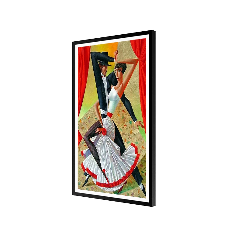 Wooden Frame Artistic Painting - Digital Photo Frame Wifi recension och pris