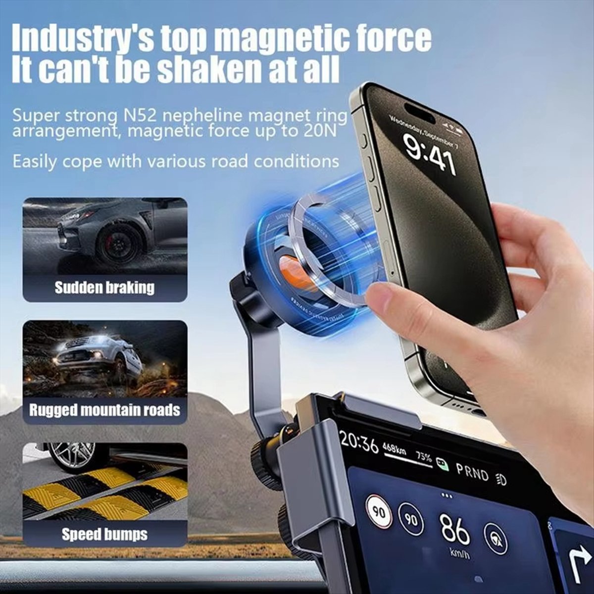 forfor Adjustable Car Phone Cr - Mobile Electronics Gadgets recension och pris