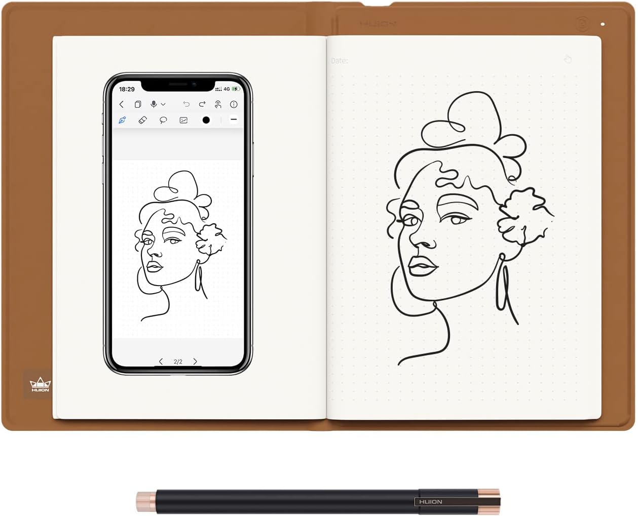 huion note 2 em 1 digital hand - Smart Pen Digital recension och pris