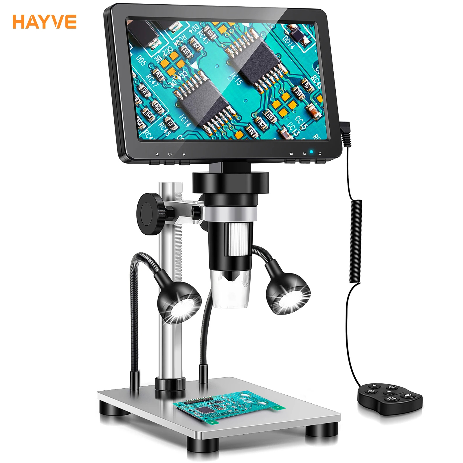 Hayve 7‘’ Digital Microscope 1 - Digital Magnifier Reading recension och pris
