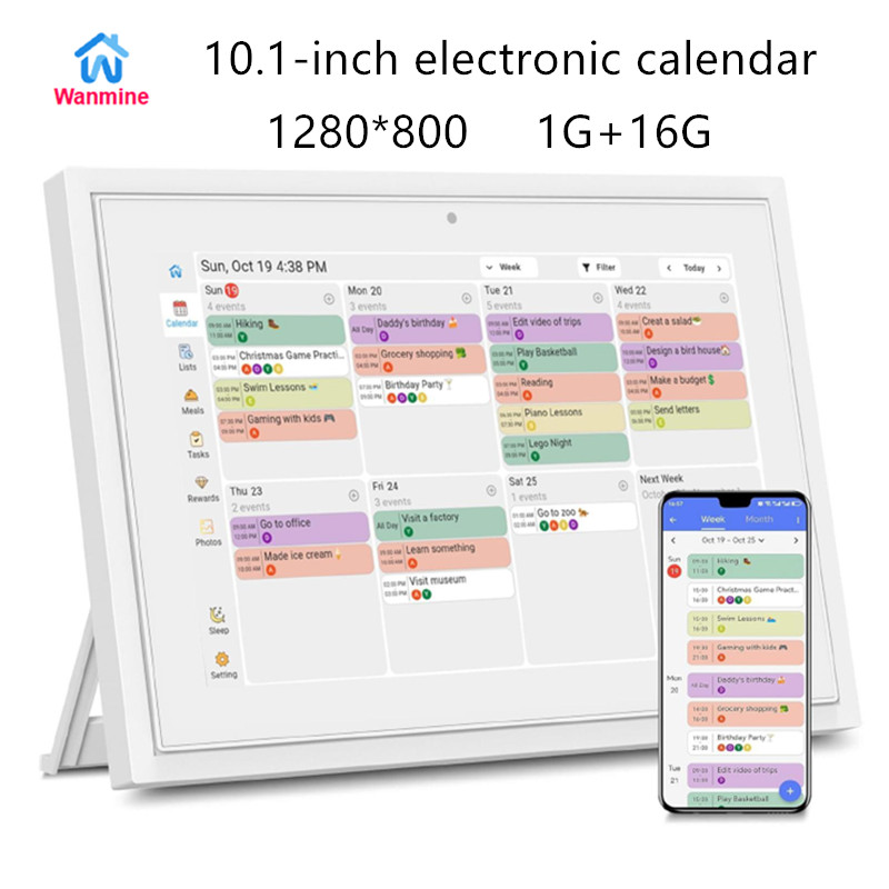 10.1-inch electronic calendar  - Digital Photo Frame Wifi recension och pris