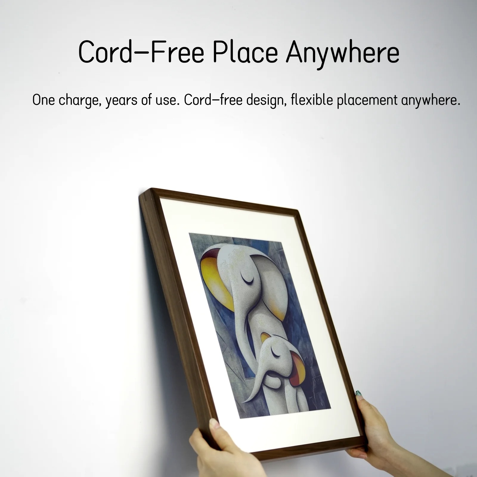 Hindetel 7.3 inch wall mounted - Digital Photo Frame Wifi recension och pris