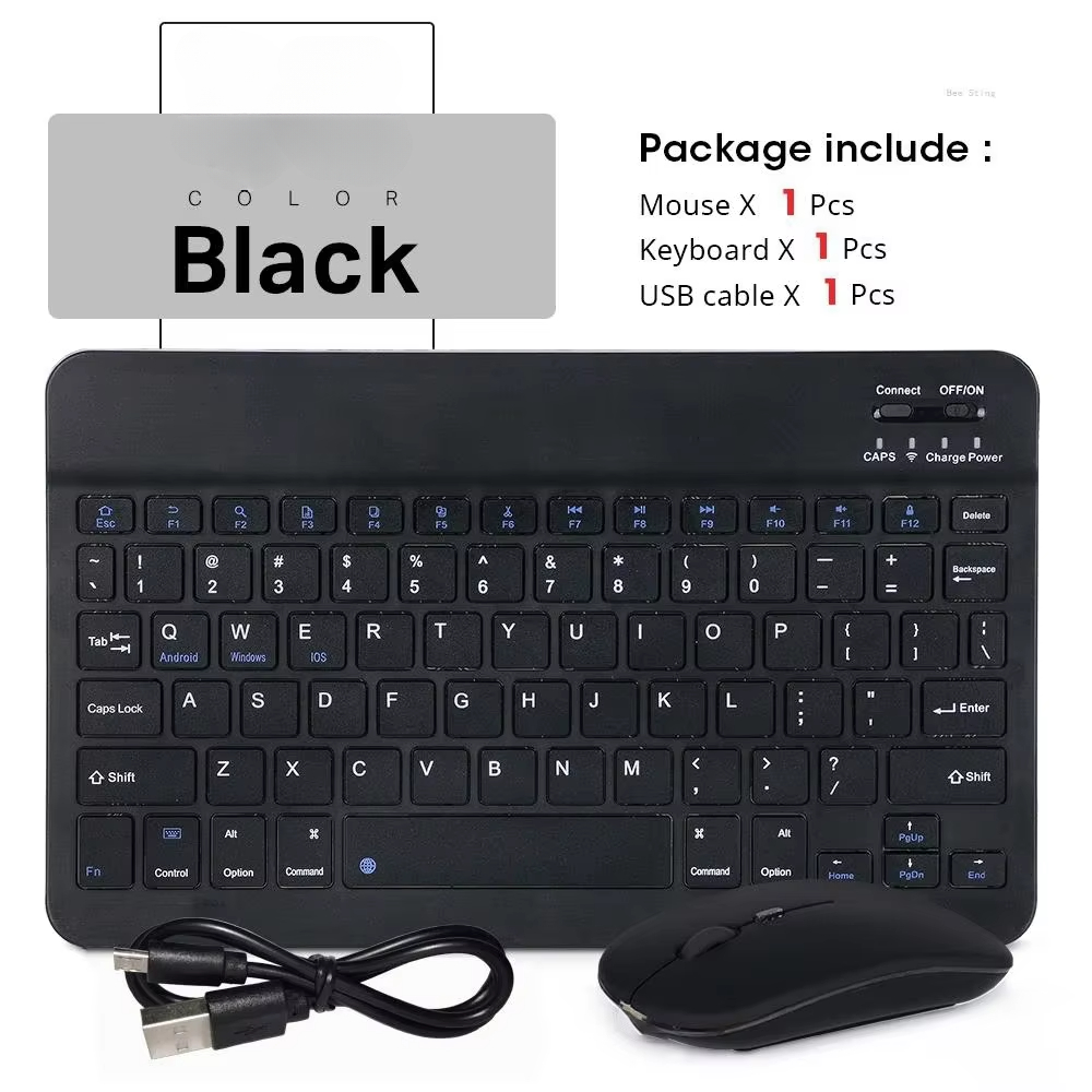 Hebrew Bluetooth Keyboard 10in - Wireless Keyboard Mini recension och pris