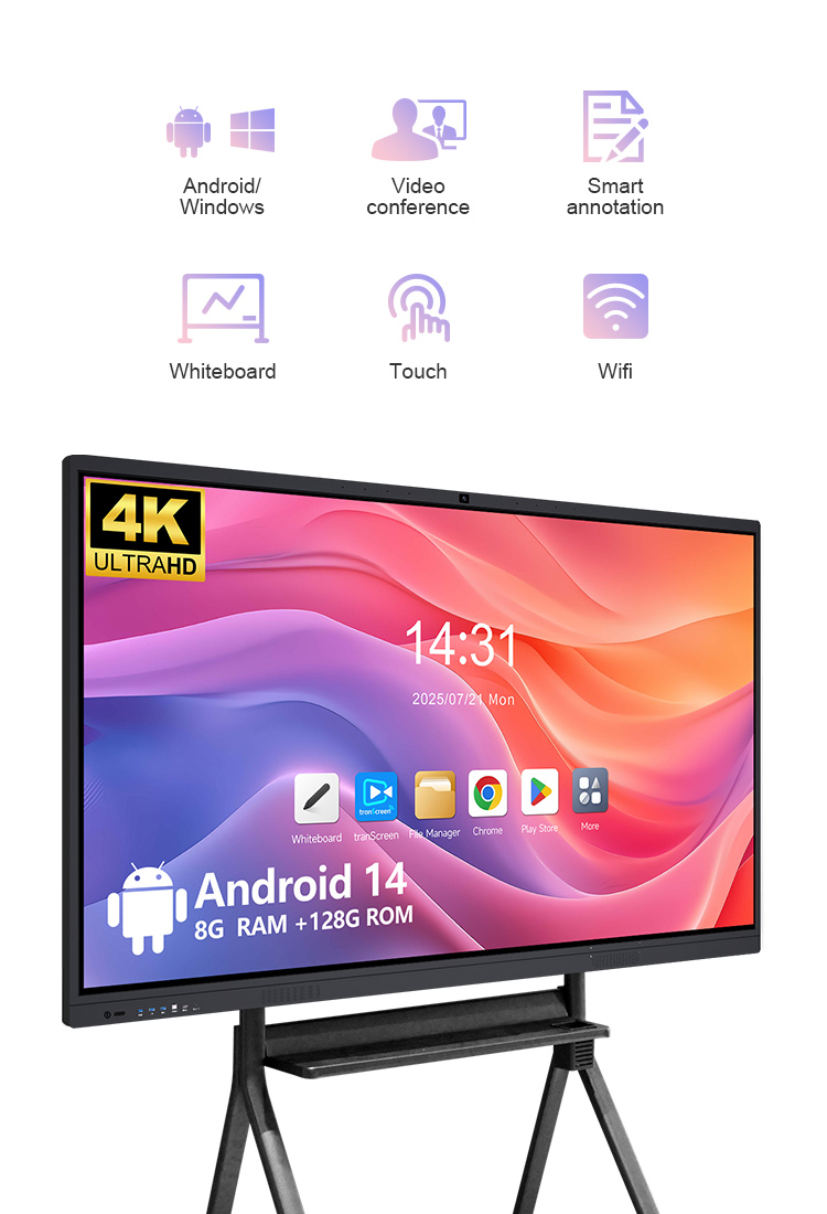 65 Inch 4K Interactive Flat Pa - Smart Pen Digital recension och pris