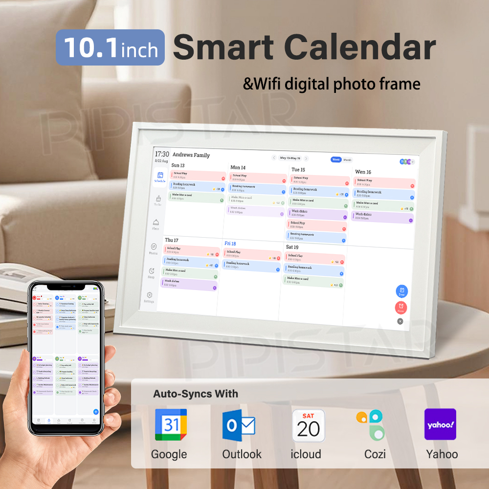 10.1-inch WIFI Smart Digital C - Digital Photo Frame Wifi recension och pris