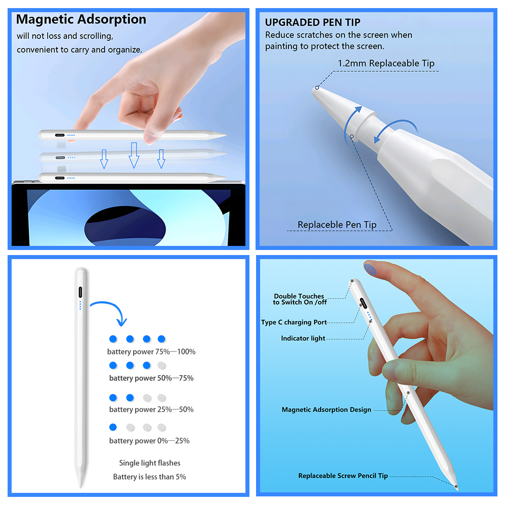 For Apple Pencil Touch For iPa - Smart Pen Digital recension och pris